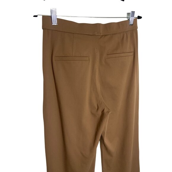 NWT HALARA High Waisted Side Pocket Work Flare Brown Pants-sz Medium - Picture 8 of 10